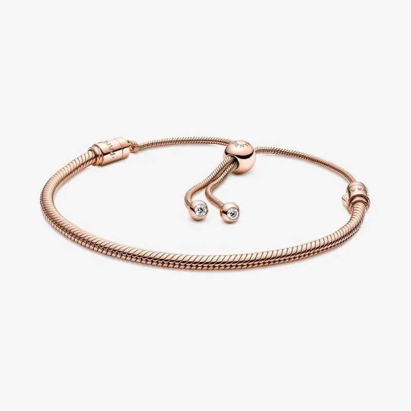 Moments Snake Chain Slider Bracelet